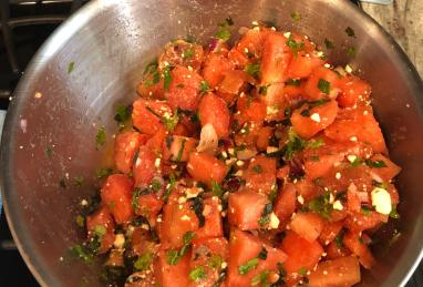 Herb Watermelon Feta Salad Photo 1