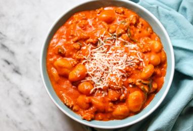 Gnocchi with Sausage in Vodka Sauce Photo 1