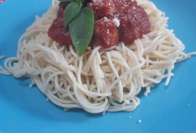 Chicken Meatballs and Spaghetti Photo 1