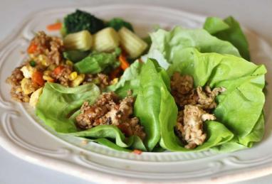 Asian-Inspired Chicken Lettuce Wraps Photo 1