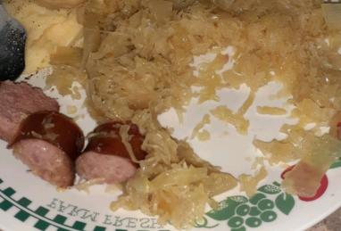 Slow Cooker Sauerkraut and Sausage Photo 1