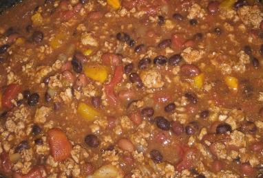 Slow Cooker Pumpkin Turkey Chili Photo 1