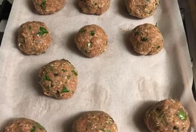 Baked Spinach, Feta, and Turkey Meatballs Photo 1