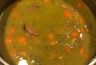 Ham Bone and Green Split Pea Soup Photo 1