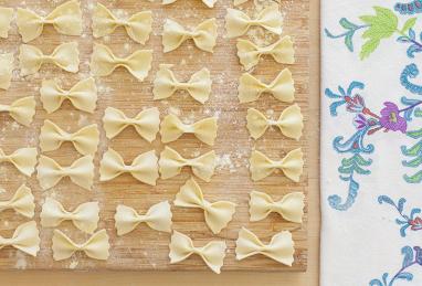 Homemade Farfalle Pasta Photo 1