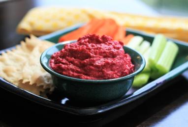 Easy Beet Hummus Photo 1