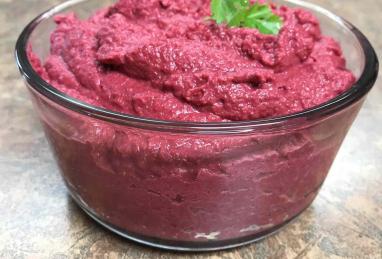 Roasted Beetroot and Garlic Hummus Photo 1