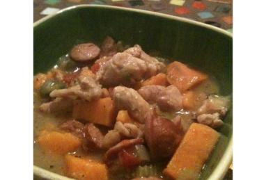 Spicy Turkey Sweet Potato Gumbo Photo 1