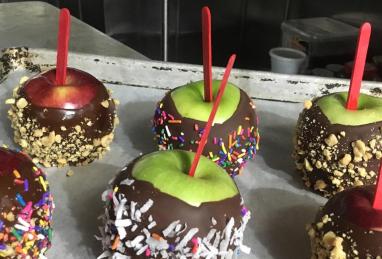 Chocolate Dipped Apples Photo 1