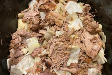 Homestyle Kalua Pork with Cabbage in a Slow Cooker Photo 1