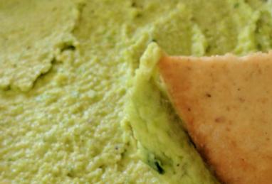 Edamame Hummus with Garlic Scapes Photo 1