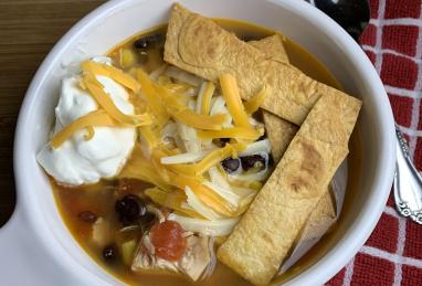 Dump-and-Go Instant Pot Tortilla Soup Photo 1