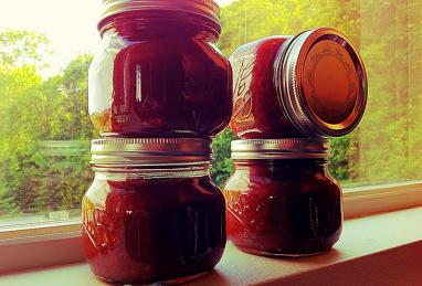 Easy Apple Rhubarb Jam Photo 1