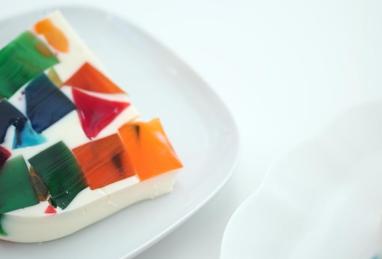 Stained Glass Gelatin Cake Photo 1