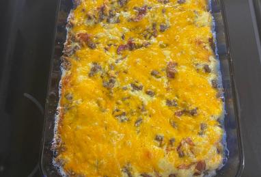 Low-Carb Bacon Cheeseburger Casserole Photo 1