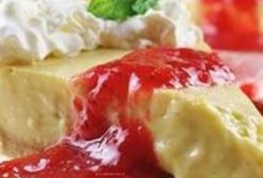 Breezy Key Lime Pie with Strawberry Rhubarb Glaze Photo 1