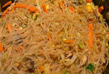 Japchae Korean Glass Noodles Photo 1