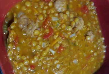 Lentil and Sausage Soup Photo 1