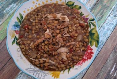 Slow Cooker Chicken and Lentil Soup Photo 1