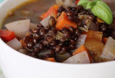 Black Lentil Veggie Soup Photo 1