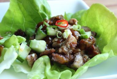 Easy "Peking Duck" Lettuce Cups Photo 1