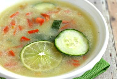 Cucumber Soup with Tomatoes Photo 1