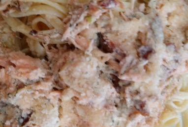 Easy Smoked Salmon Pasta Photo 1