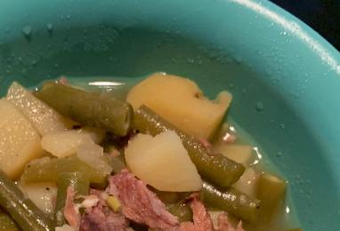 Slow Cooker Green Beans, Ham and Potatoes Photo 1