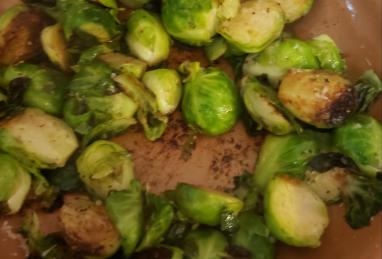 Pan Fried Brussels Sprouts Photo 1