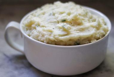 Creamy Garlic Parmesan Mashed Potatoes Photo 1