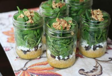 Make-Ahead Spinach Salad in a Jar Photo 1