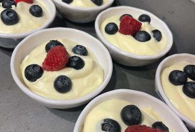 Lemon Mousse with Berries Photo 1