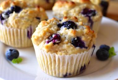 Oatmeal Blueberry Muffins Photo 1