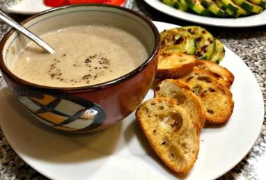 Creamy Chanterelle Mushroom Soup Photo 1