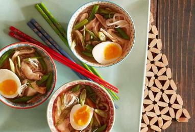 Spicy Miso Soup with Roasted Shiitake Mushrooms and Green Beans Photo 1