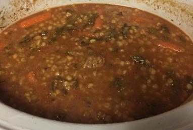 Kelly's Slow Cooker Beef, Mushroom, and Barley Soup Photo 1