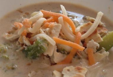 Creamed Broccoli and Mushroom Soup Photo 1