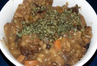 Slow Cooker 5-Mushroom Barley Soup Photo 1