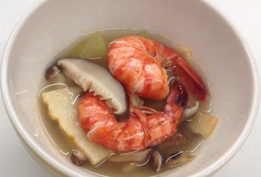 Mushroom, Shrimp, and Winter Melon Soup Photo 1