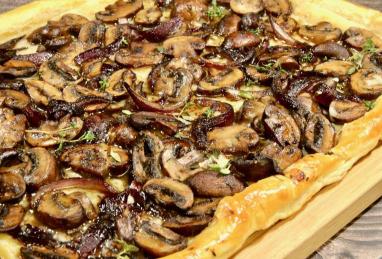 Puff Pastry Mushroom Tart Photo 1