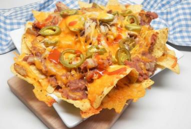 Chicken Nachos with Refried Beans Photo 1