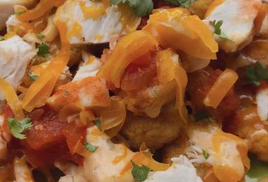 Air Fryer Buffalo Chicken Totchos Photo 1