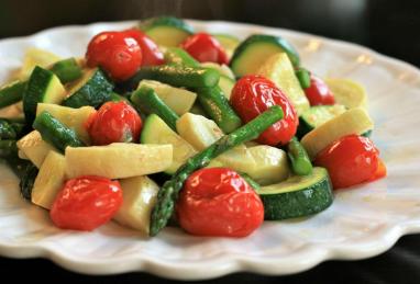 Roasted Asparagus, Zucchini, and Tomatoes Photo 1