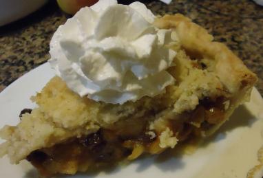 Homemade Mince Pie with Crumbly Topping Photo 1