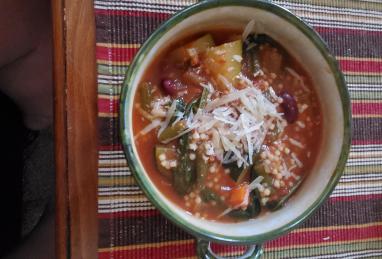 Slow Cooker Vegetarian Minestrone Photo 1