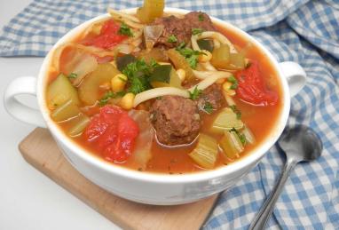 Meatball Minestrone Soup Photo 1