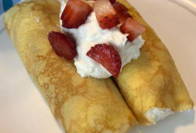 Creamy Strawberry Crepes Photo 1