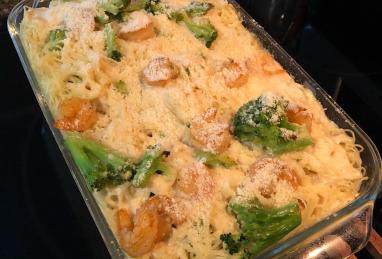 Shrimp Alfredo Broccoli Bake Photo 1