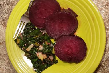 Roasted Beets and Sauteed Beet Greens Photo 1