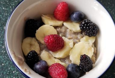 Sweet Banana Almond Oatmeal Photo 1